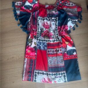 Floral Patchwork Midi Dress from Anthropologie